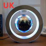 Floating Magnetic Levitation World Map Globe