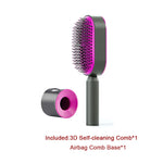 Self-Cleaning Massage Hair Brush