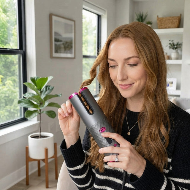 Cordless Portable Hair Curler