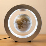 Floating Magnetic Levitation World Map Globe