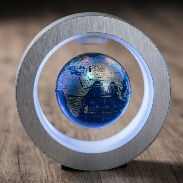 Floating Magnetic Levitation World Map Globe
