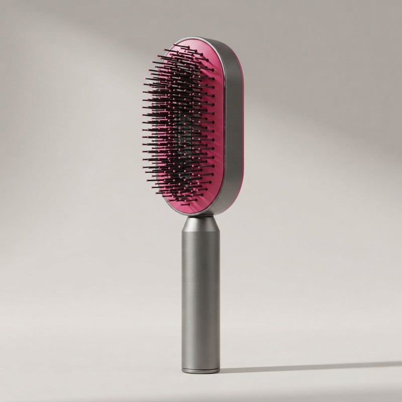 Self-Cleaning Massage Hair Brush