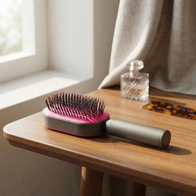 Self-Cleaning Massage Hair Brush